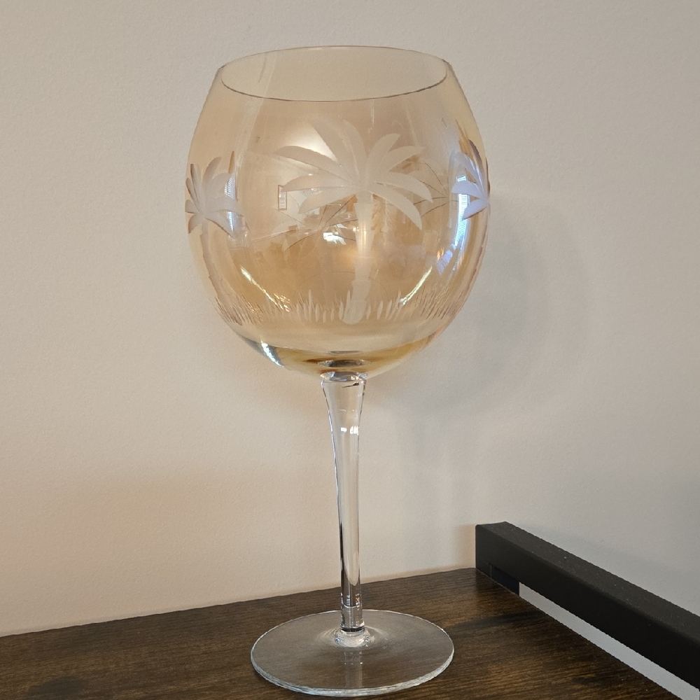 Lenox Palm Tree Wine Glasses